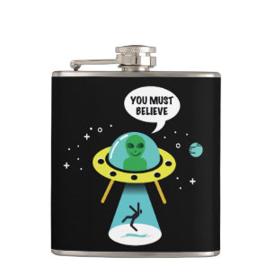 Aliens Hip Flask