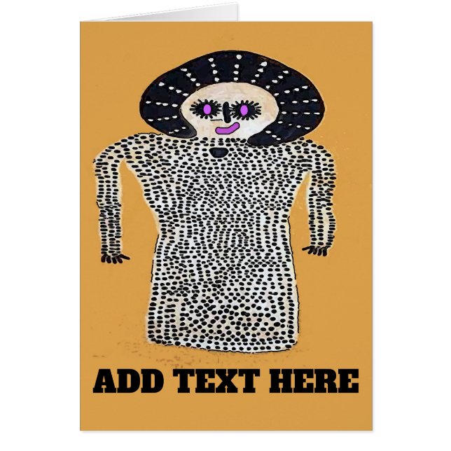 Aliens Holiday, edit text (Front)