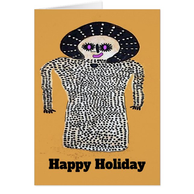 Aliens Holiday, edit text (Front)