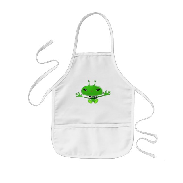 Aliens Huggs Kids Apron (Front)