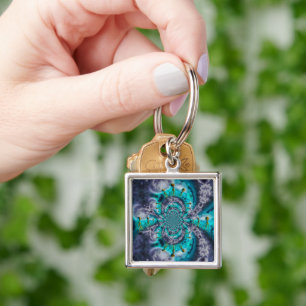 Aliens in the sky keychain