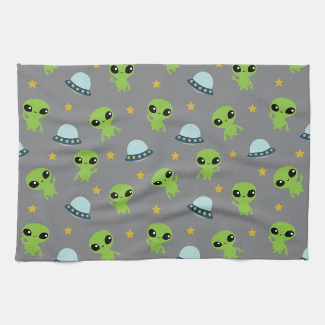 Aliens Kitchen Towel (Horizontal)