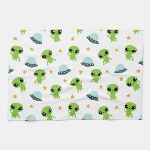 Aliens Kitchen Towel
