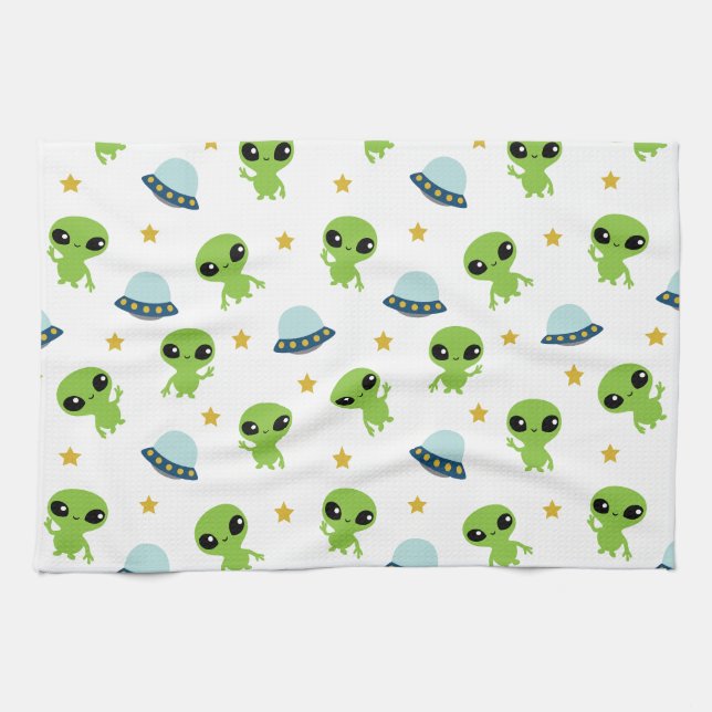 Aliens Kitchen Towel (Horizontal)