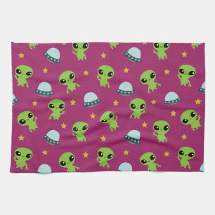 Aliens Kitchen Towel