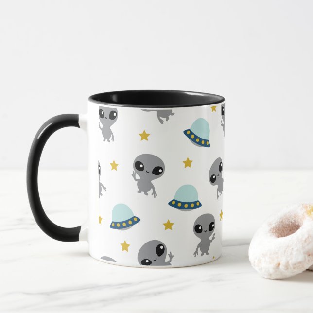 Aliens Mug (With Donut)