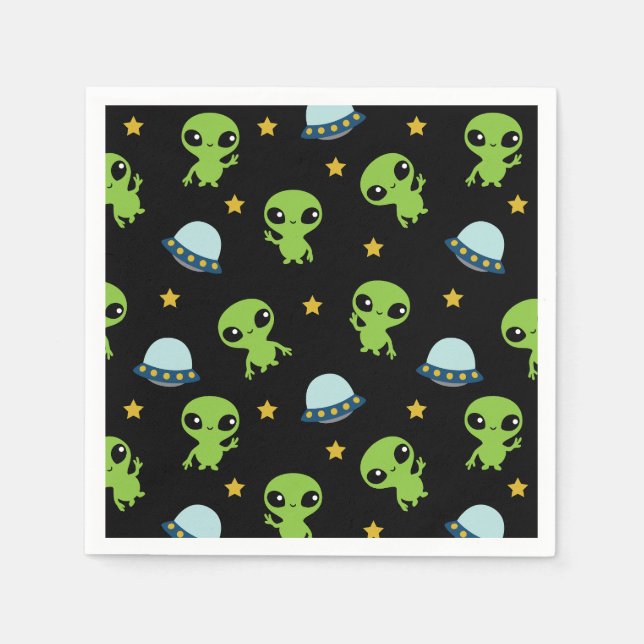 Aliens Napkins (Front)