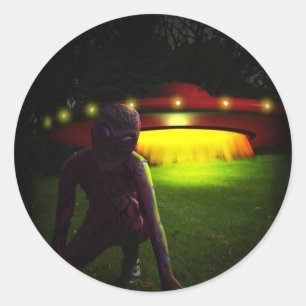Aliens ont atterri Sticker