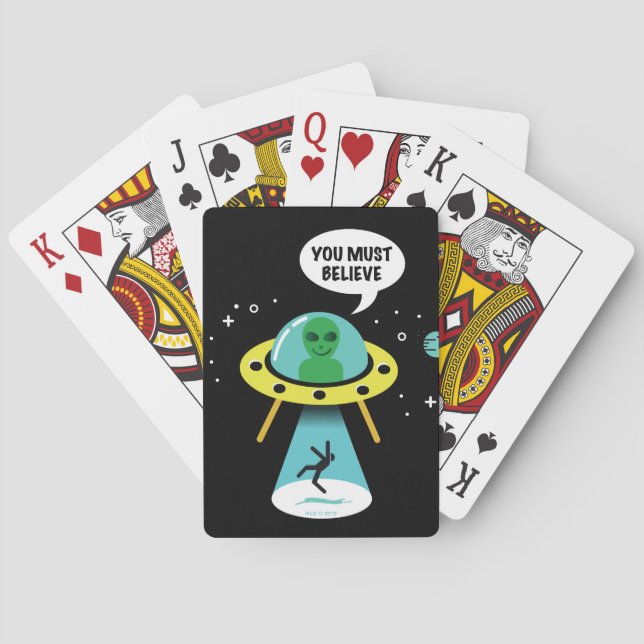 Aliens Playing Cards (Back)