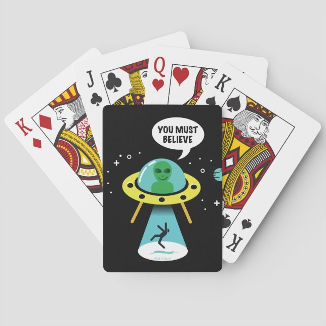Aliens Playing Cards (Back)