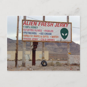 Aliens! Postcard