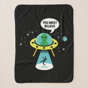 Aliens Sherpa Blanket