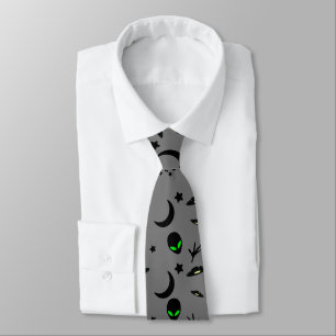 Aliens, Stars and Spaceships Tie
