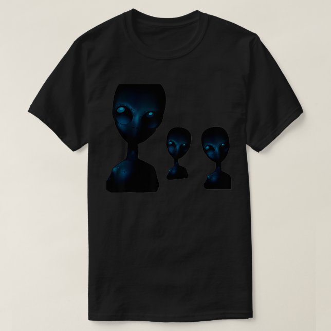 Aliens Tee Believe in Alien Tee Ufo's Believer Hun (Design Front)