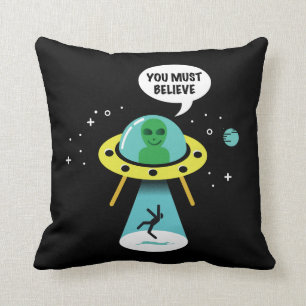Aliens Throw Pillow
