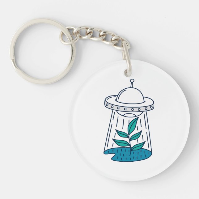 Aliens UFO Keychain (Front)