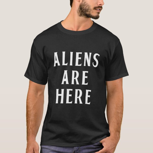 Aliens ufos T-Shirt (Front)
