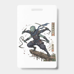 Aliens who have become ninjas have arrived badge