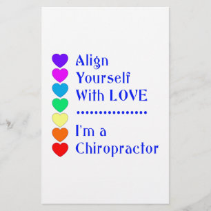 Align Yourself With Love - I'm a Chiropractor! Stationery
