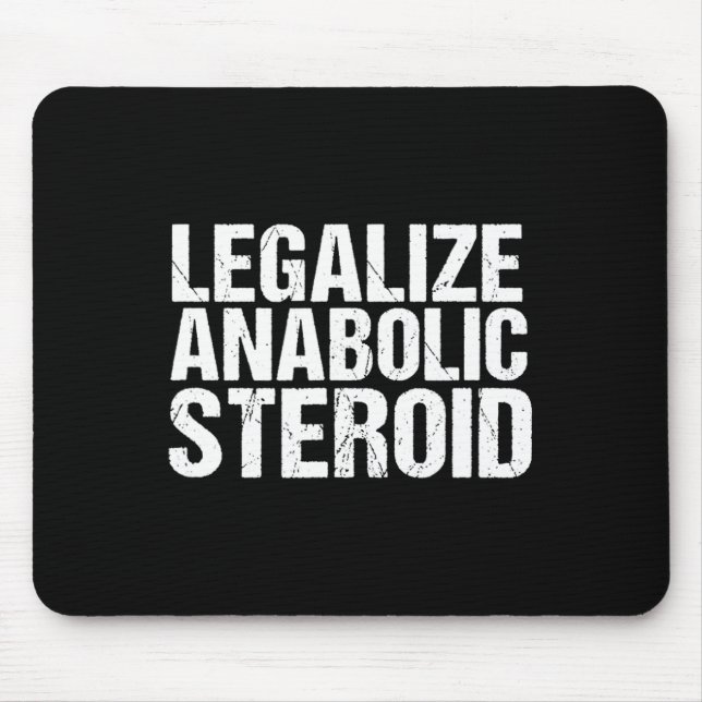 Alignate Anabolic Steroids - Gym Bodybuilding  Mouse Pad (Front)