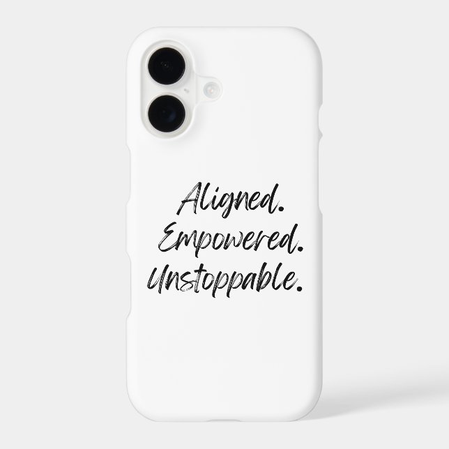 Aligned. Empowered. Unstoppable. (Back)