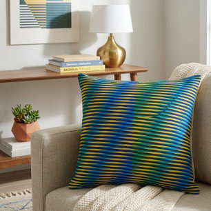 Aligned Energy Coussin jetable Lignes Abstraites