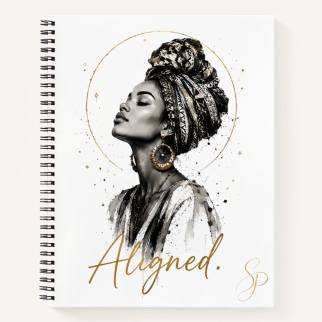 Aligned. Special Edition Personalized Notebook  (Front)