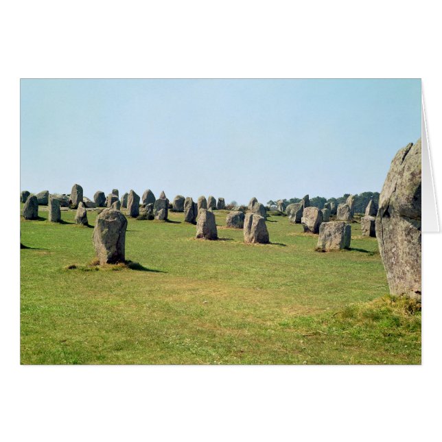 Alignment of standing stones, Megalithic (Front Horizontal)