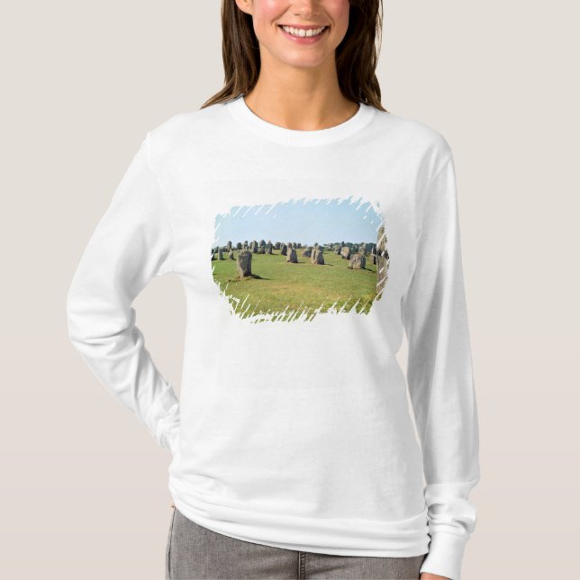 Alignment of standing stones, Megalithic T-Shirt (Front)