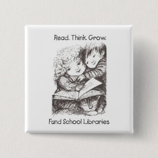 Aliki - Fund School Libraries - Square - Kids 2 Inch Square Button