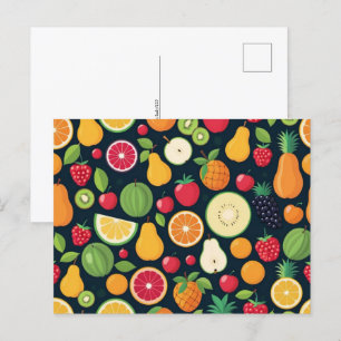 Alimentation saine, Carte postale de poste