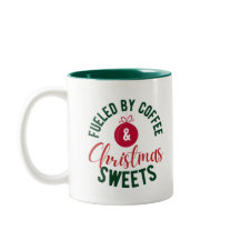 Alimenté par Café & Bonbons de Noël : Mug de Fêtes