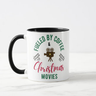 Alimenté par Café et Films de Noël Café Mug