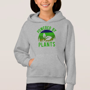 Alimenté Par Plantes Funny Green Vegan Vintage cou