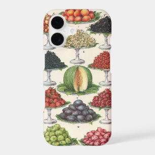 Aliments Anciens Fruits Assortis sur Plateaux pour