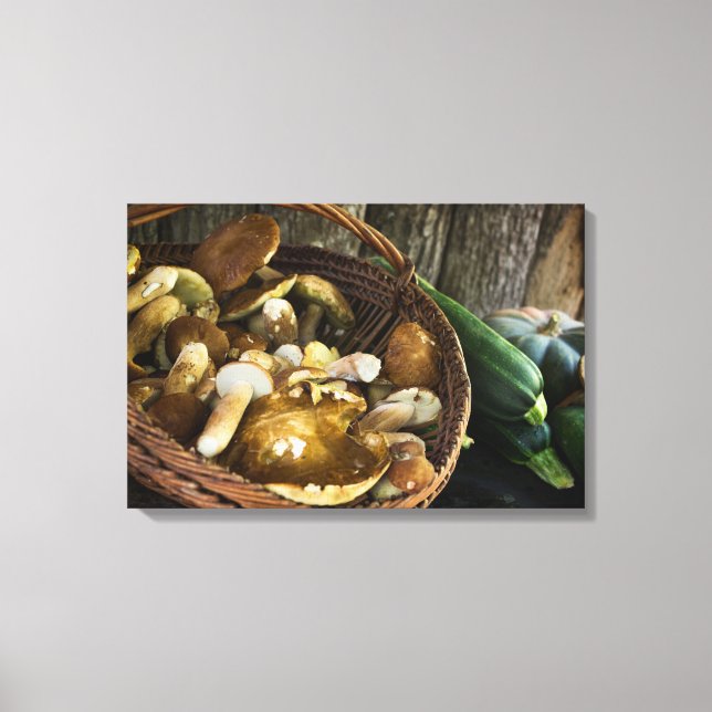 Aliments d'automne encore vie toile imprimé (Recto)