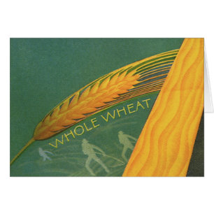 Aliments sains vintage, pain complet de blé