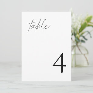 ALINA Modern Minimalist Elegant Table Number