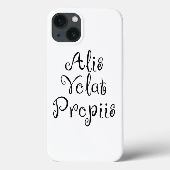 Alis Volat Propiis Case-Mate iPhone Case (Back)