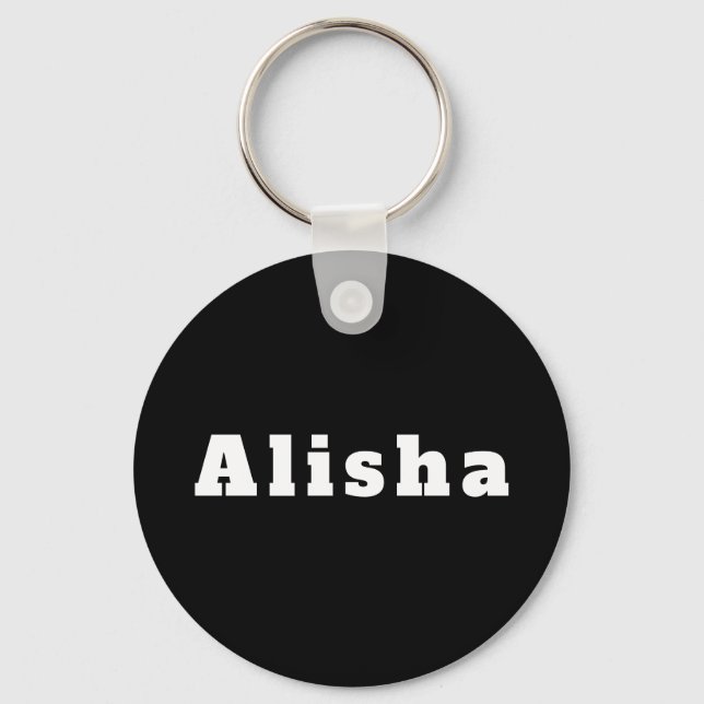 Alisha Keychain (Front)