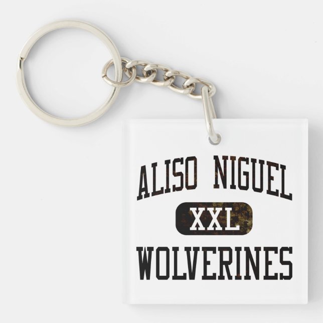 Aliso Niguel Wolverines Athletics Keychain (Front)