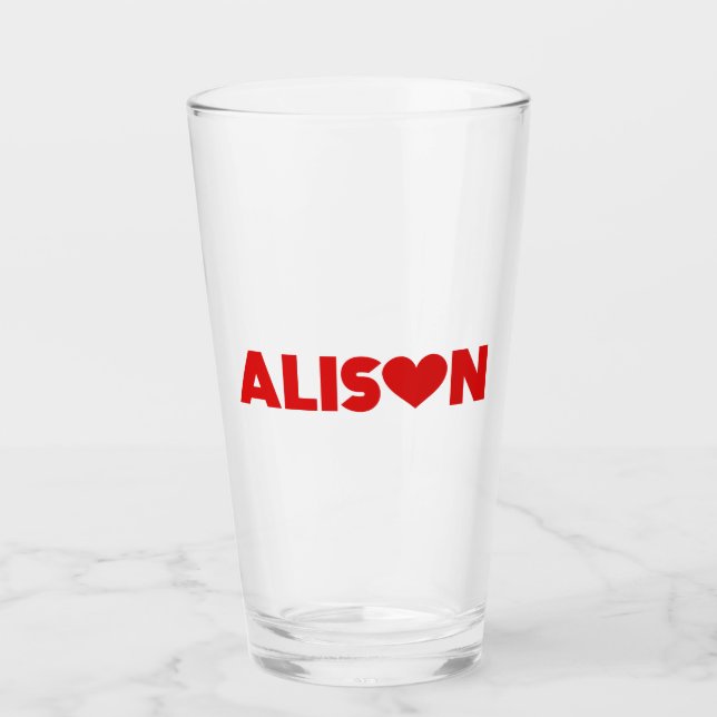 Alison Love Glass (Front)