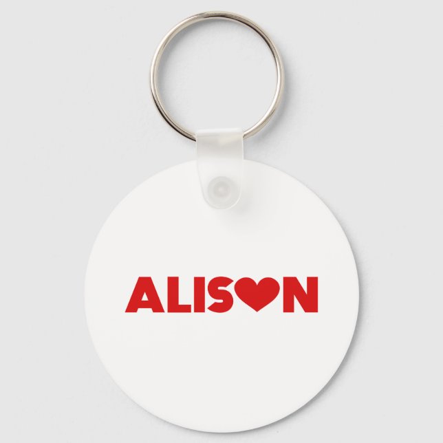 Alison Love Keychain (Front)