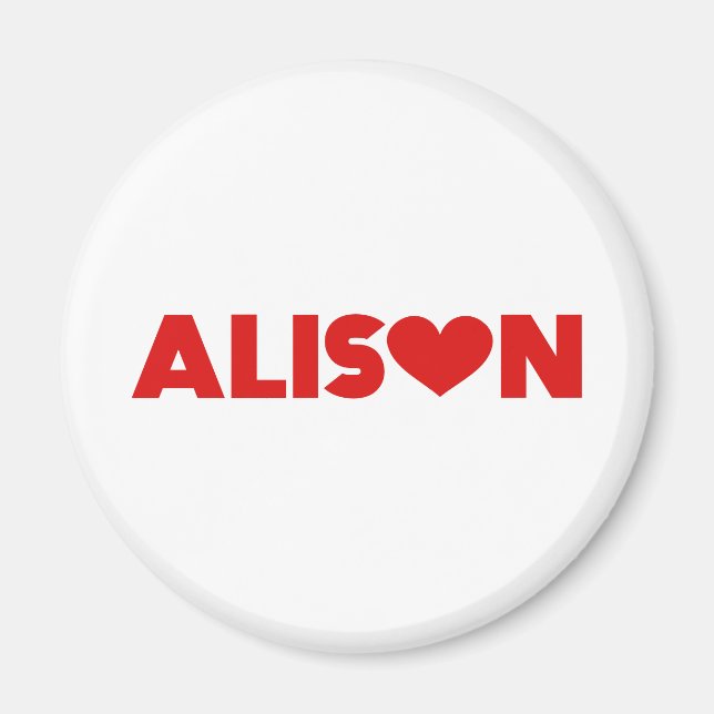 Alison Love Magnet (Front)