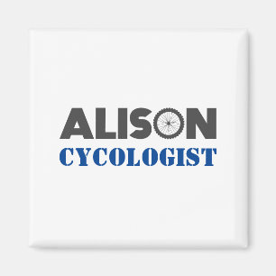 Alison Mountain Biker Magnet