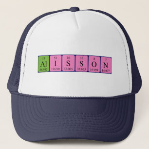 Alisson periodic table name hat