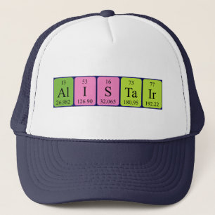 Alistair periodic table name hat