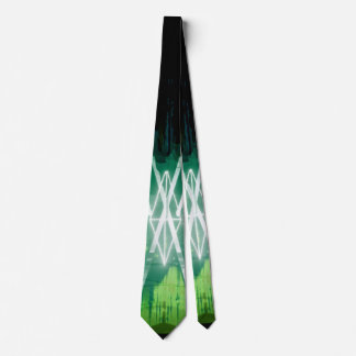 Alistra Electronic Cyber Punk Neon Rave Green Tie