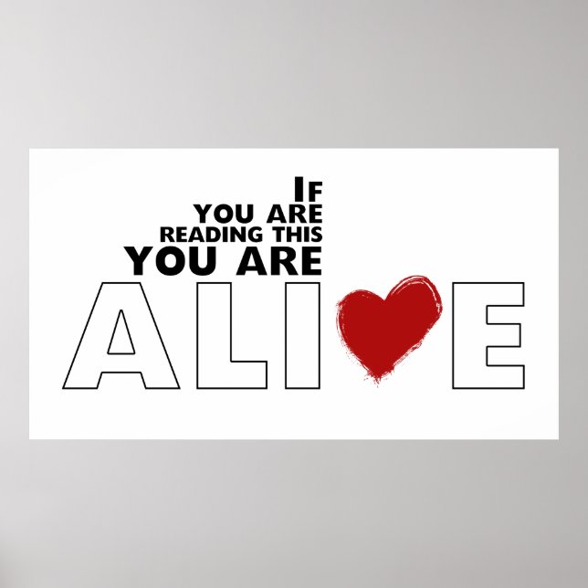 ALIVE POSTER (Front)