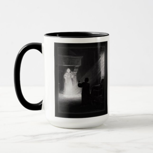 Alix Apparaissant Au Masque by Tony Robert-Fleury Mug (Left)